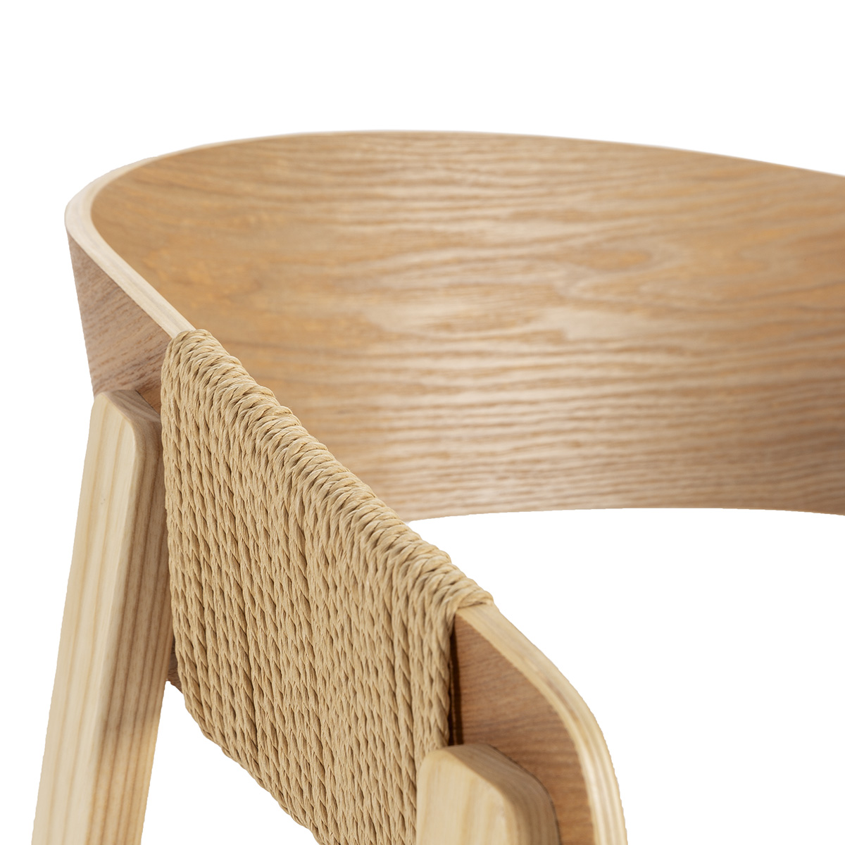 SILLA DE MADERA ROBLE/CUERDA - Imagen 5